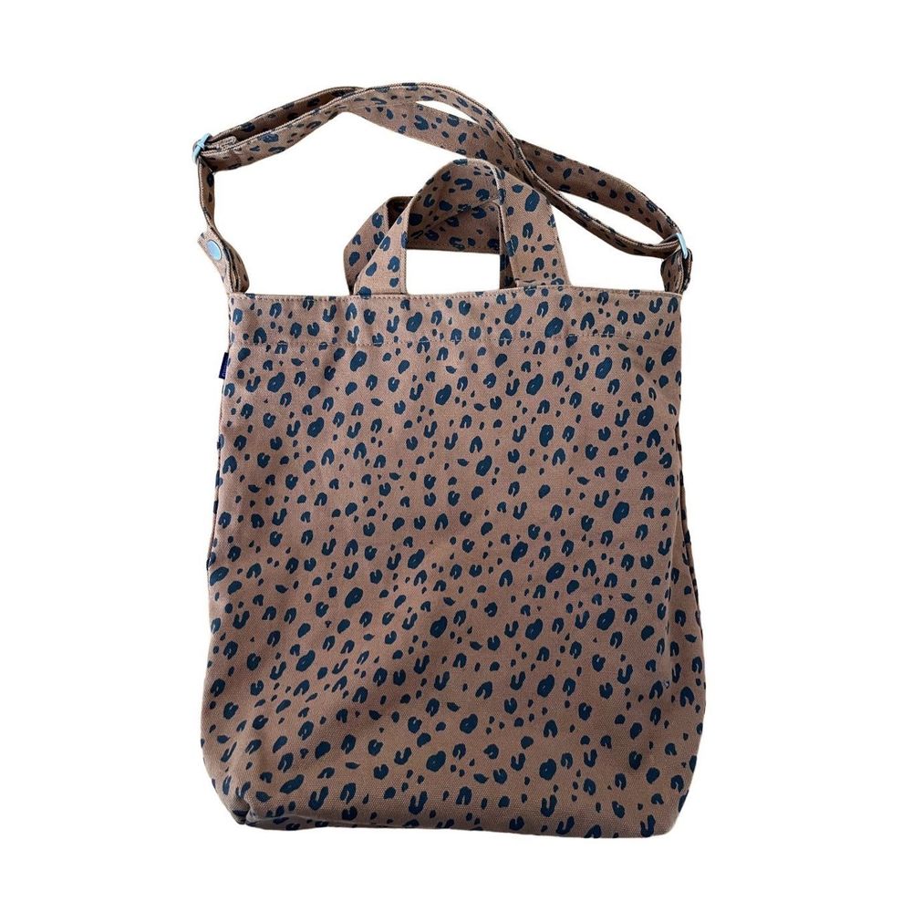 Baggu Leopard Print Duck Bag Nutmeg - Picture 1 of 7